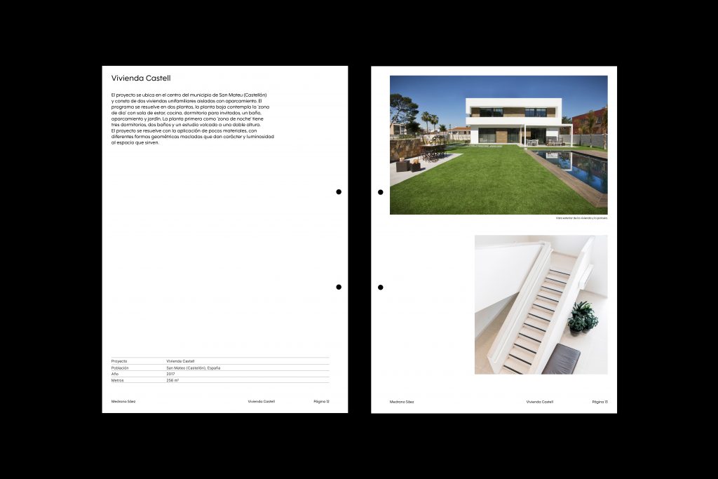 Diseño identidad visual despacho de arquitectura Medrano+Sáez Arquitectos