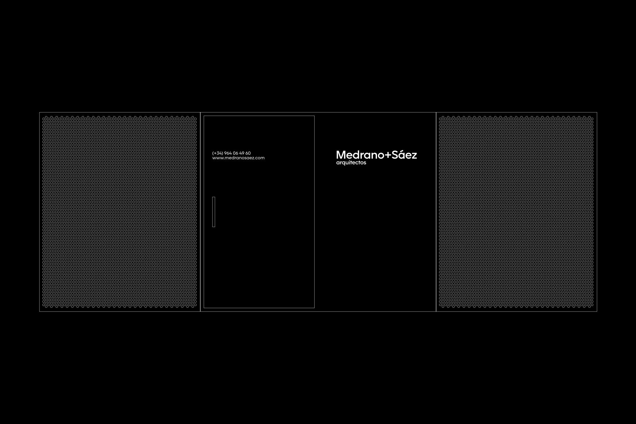 Diseño fachada despacho de arquitectura Medrano+Sáez Arquitectos
