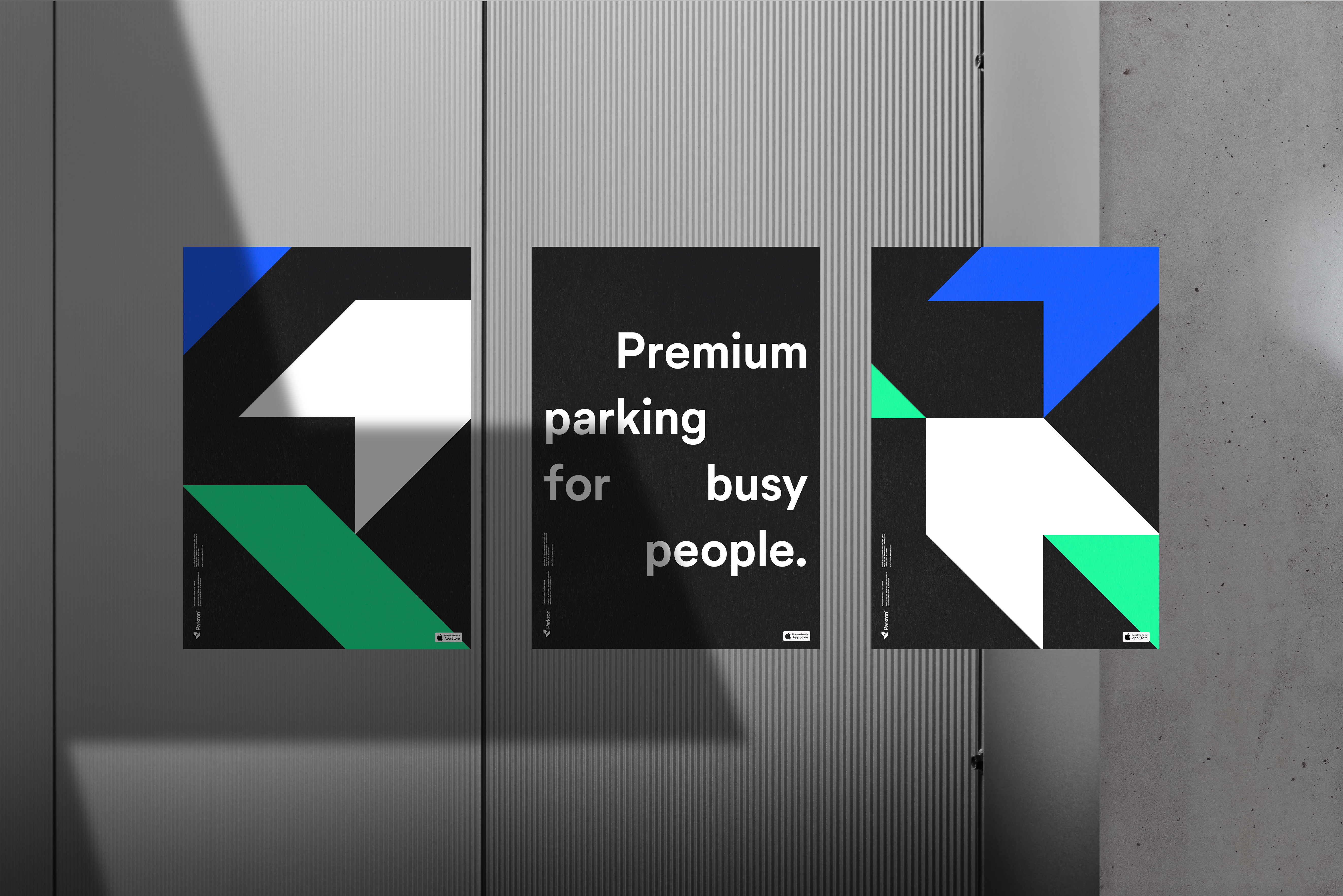 Diseño identidad visual app Parkron