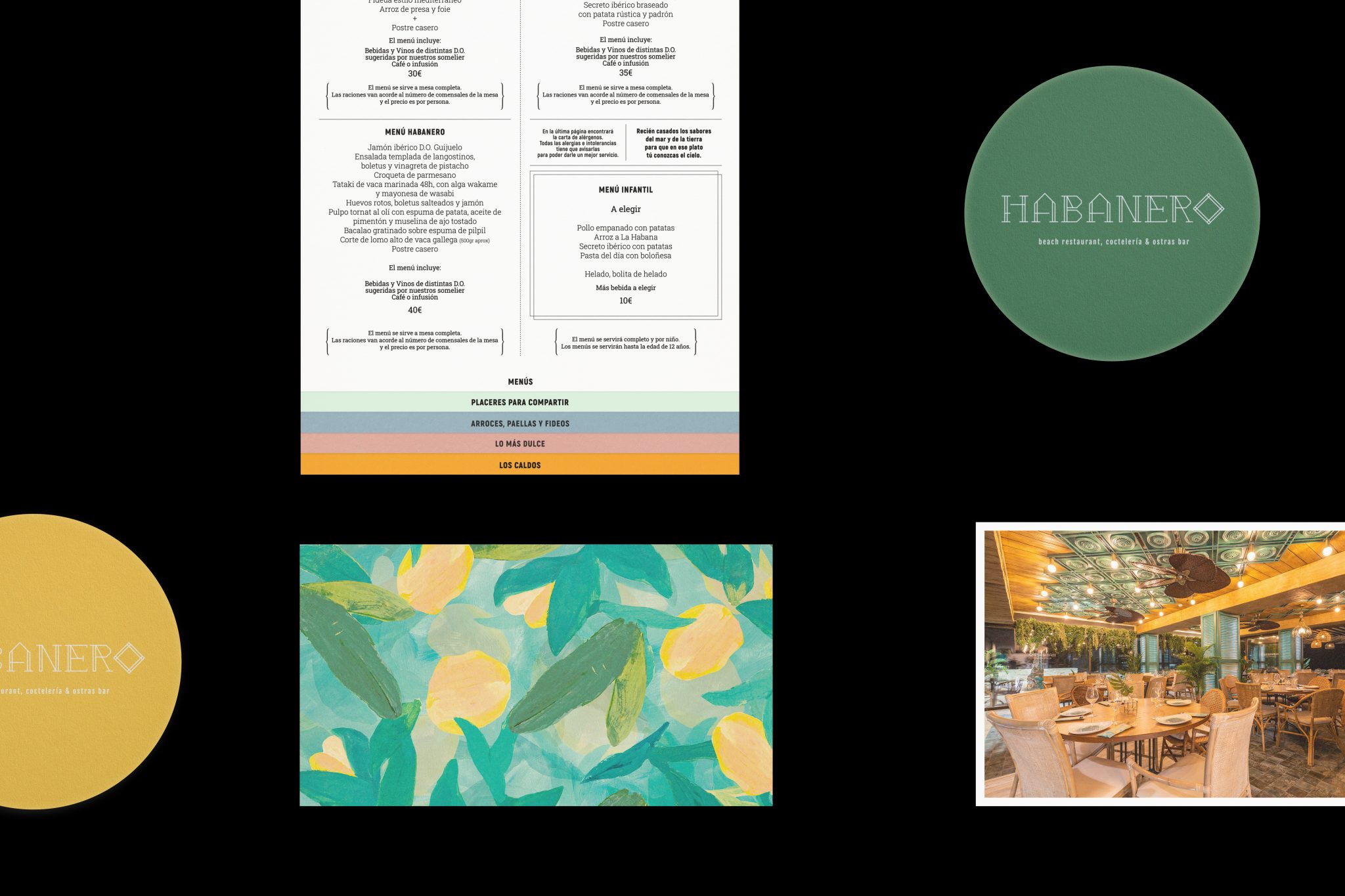 Diseño de branding restaurante Habanero