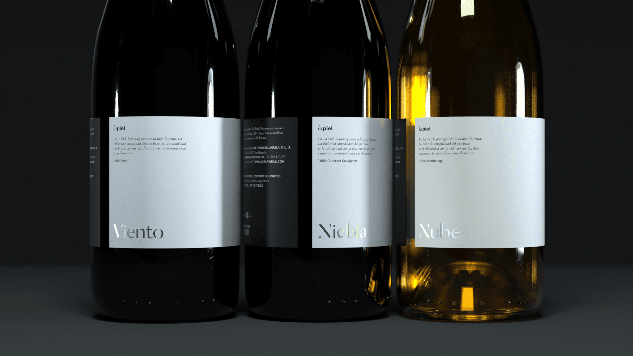 Diseño de etiquetas vinos Cooperativa de Viver