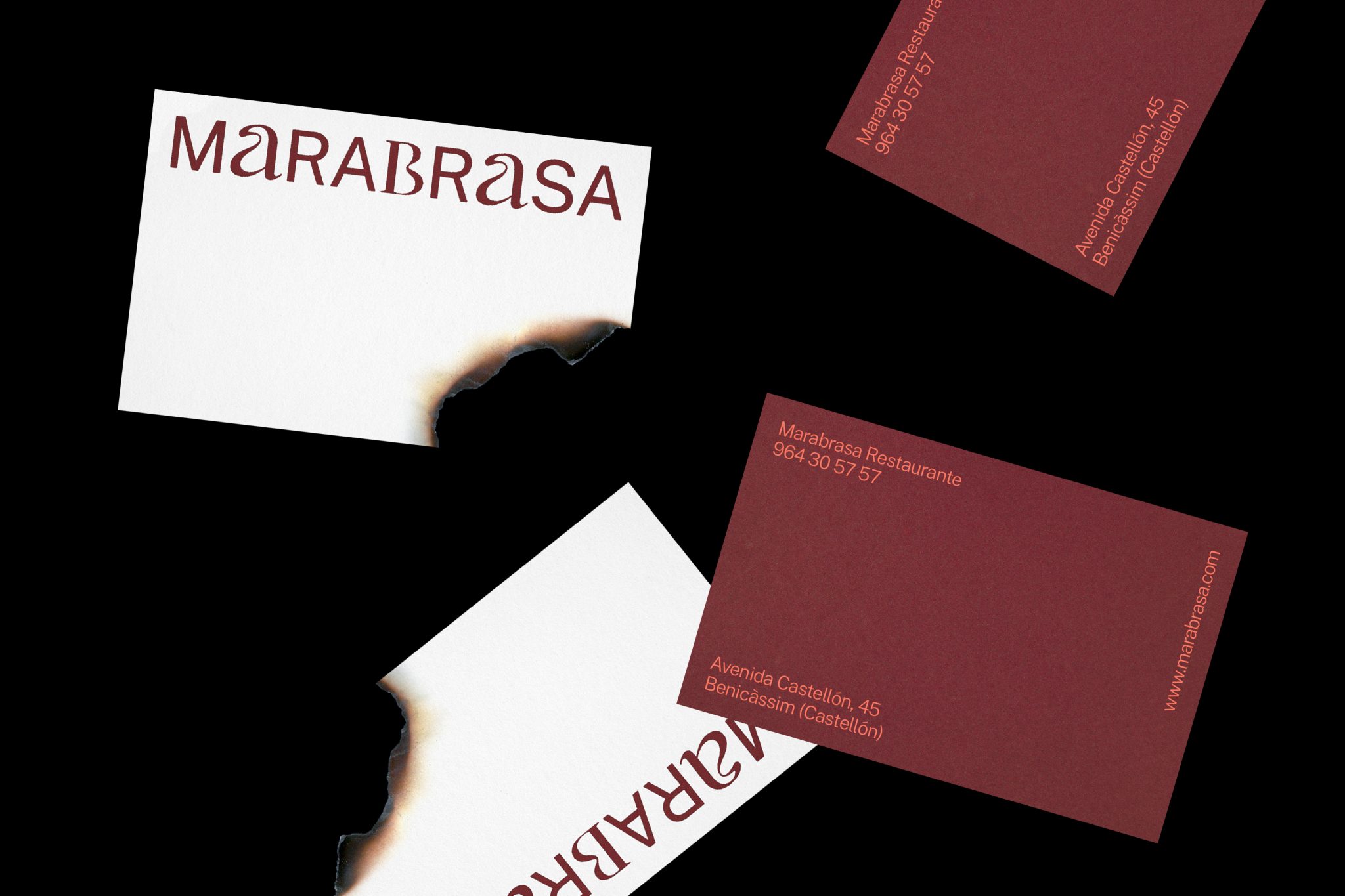 Diseño idetidad visual restaurante Marabrasa