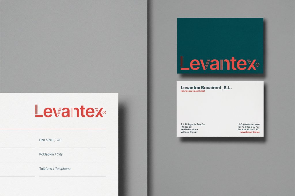 Identidad visual Levantex