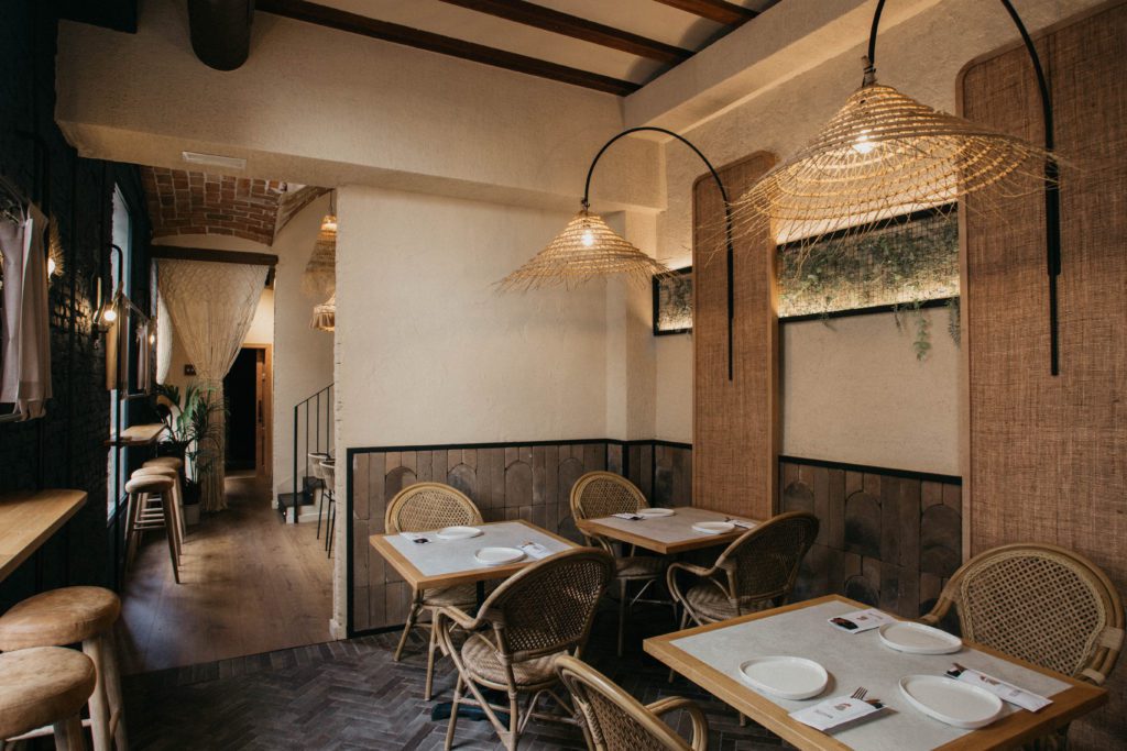 Diseño de interiores restaurante Pico de Gallo