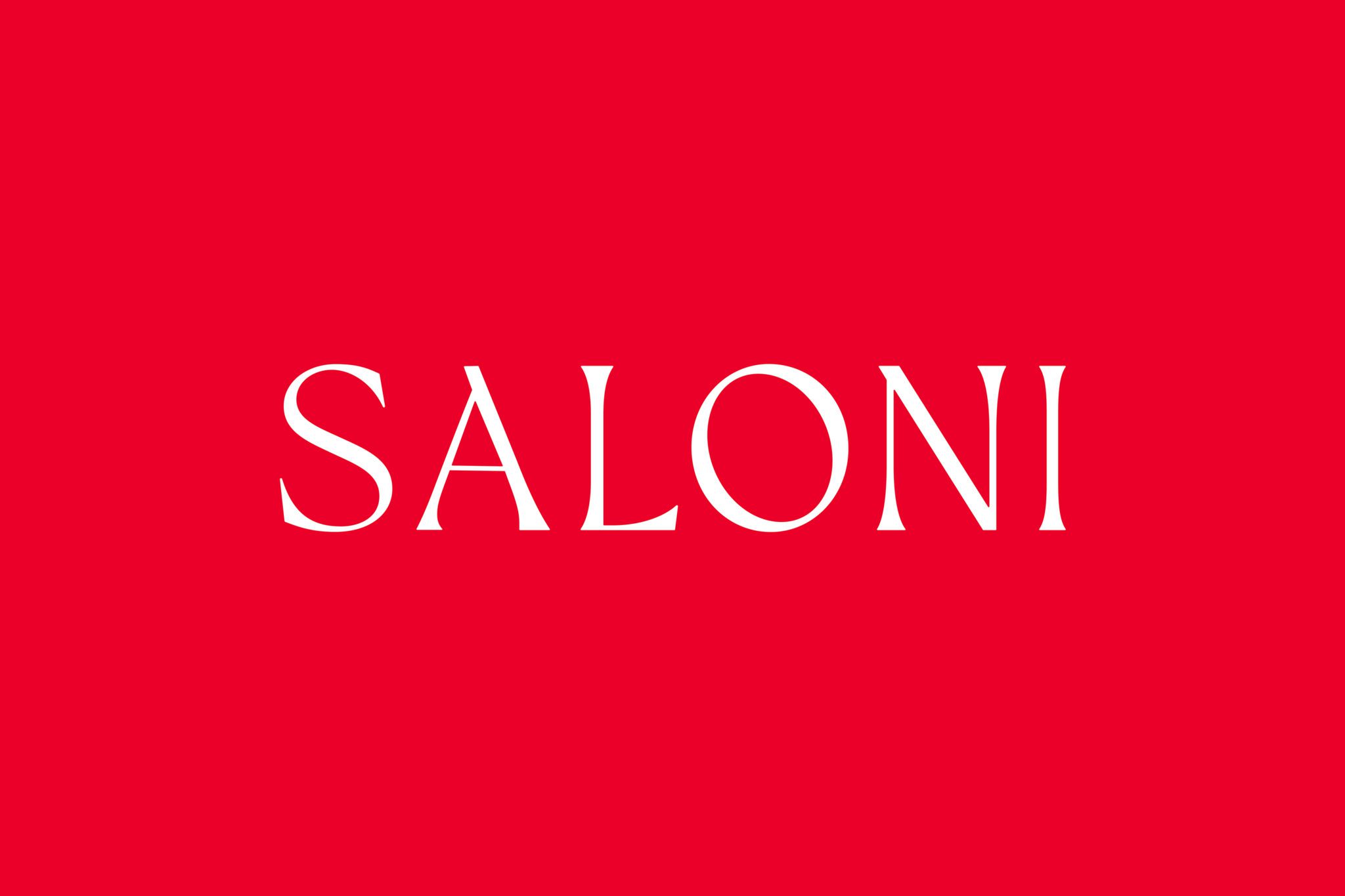 Diseño logotipo Saloni