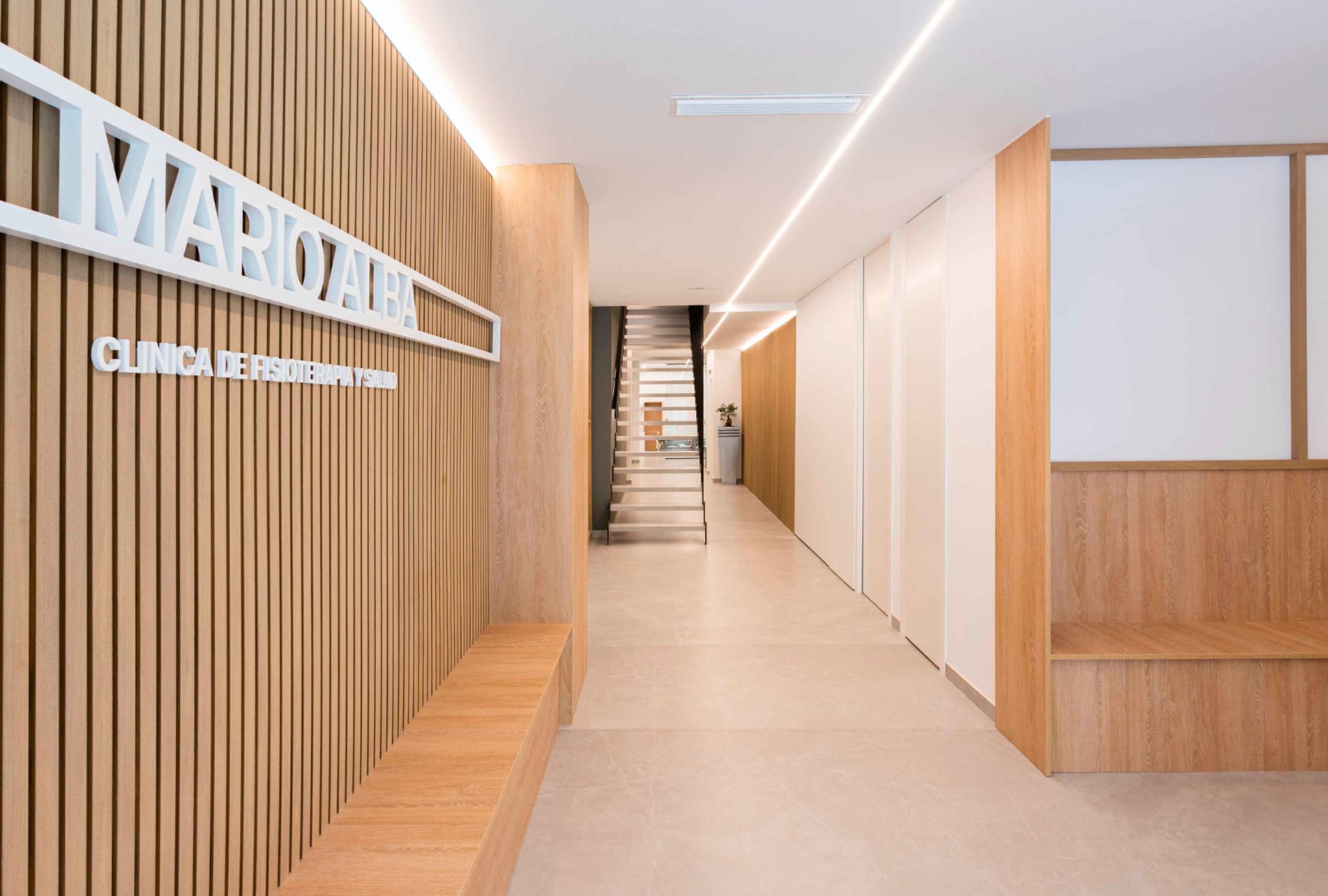 Diseño de interiores centro fisioterapia castellón