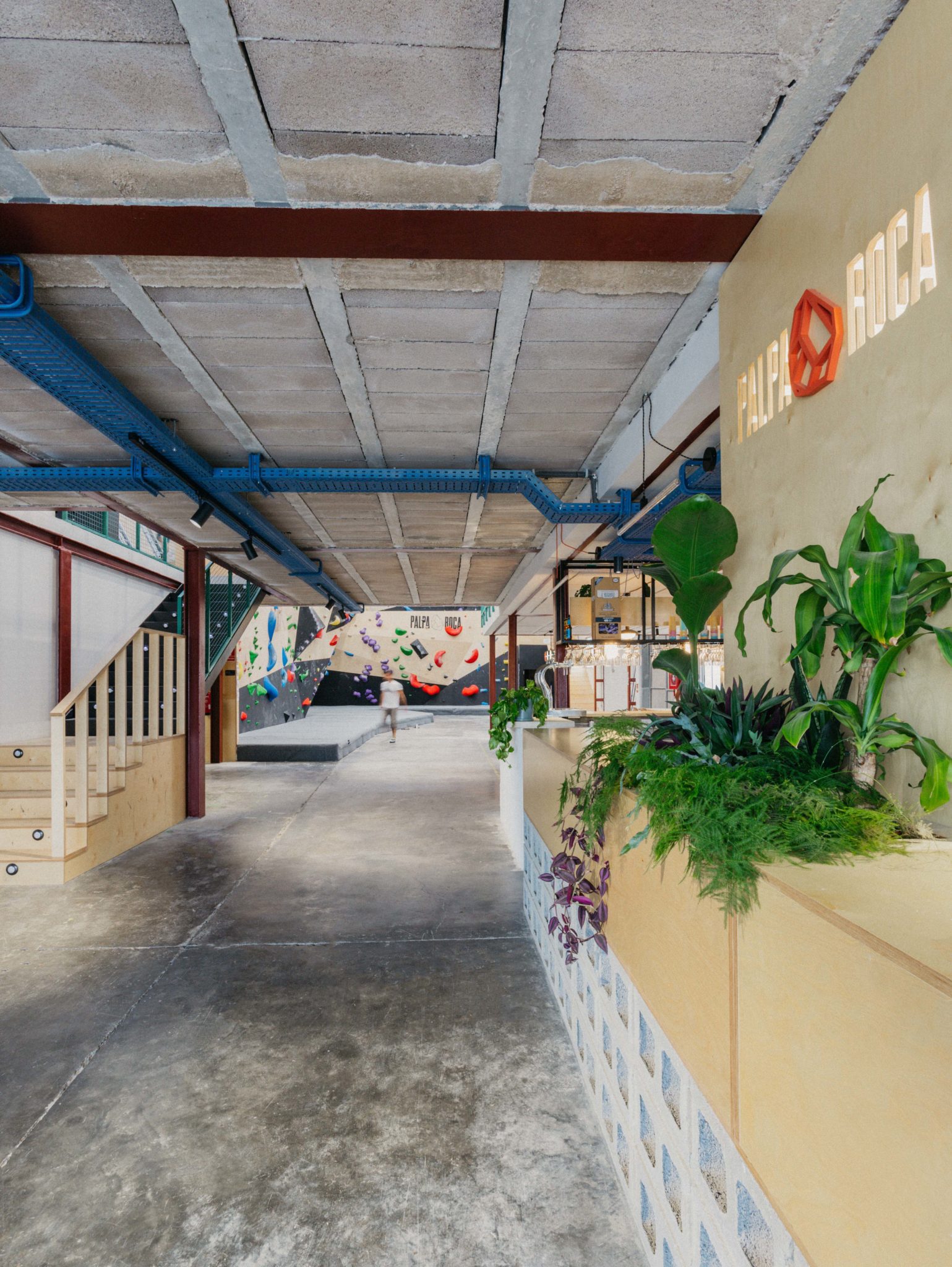 Diseño interior rocódromo 11