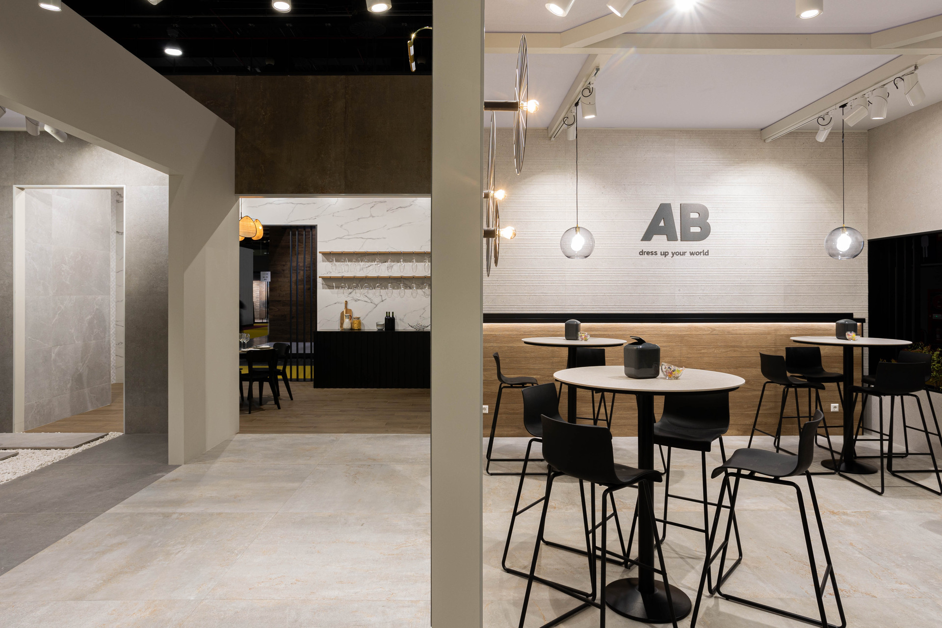 diseño de stand para cercamica cevisama