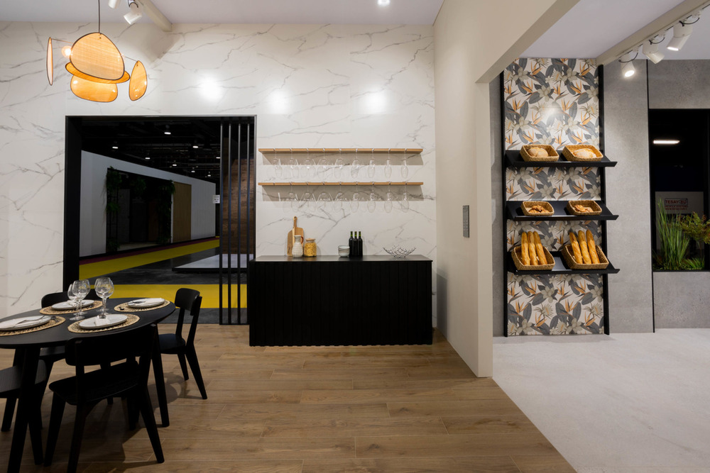 diseño de stand para cercamica cevisama