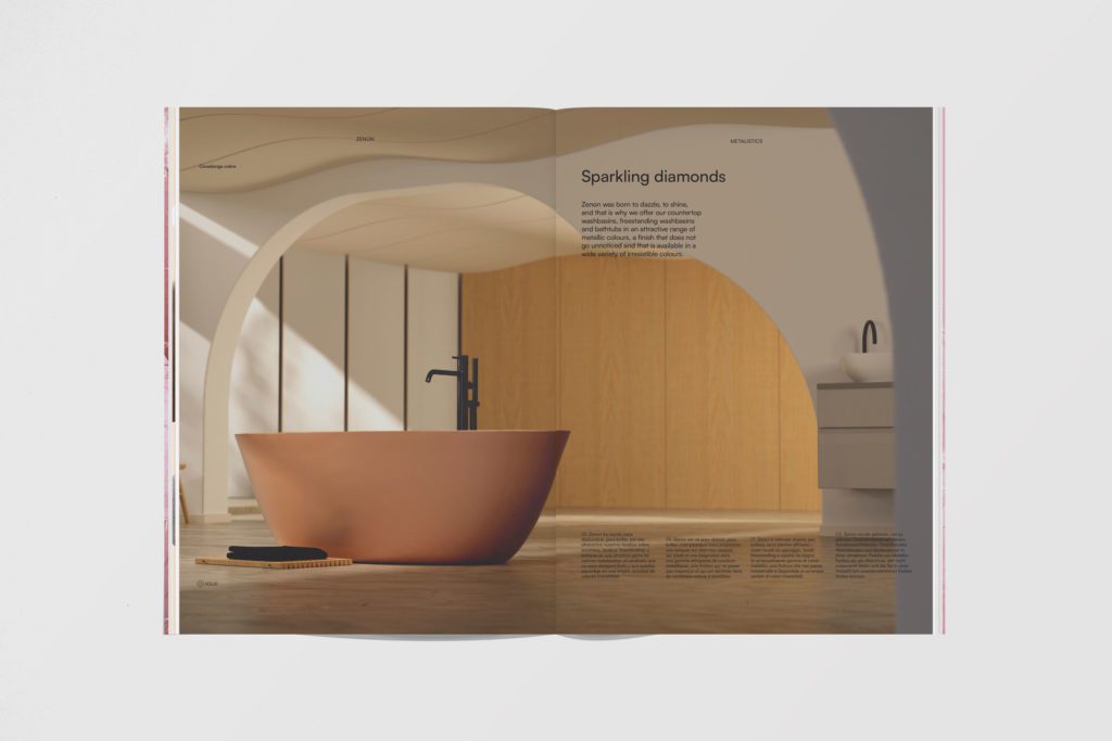 diseño de catálogo baños