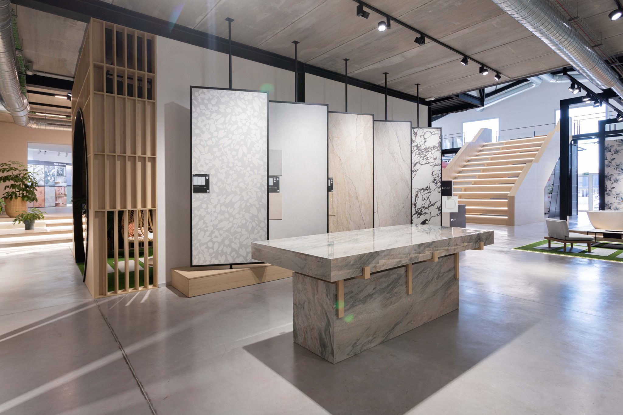 diseño de showroom empresa ceramica