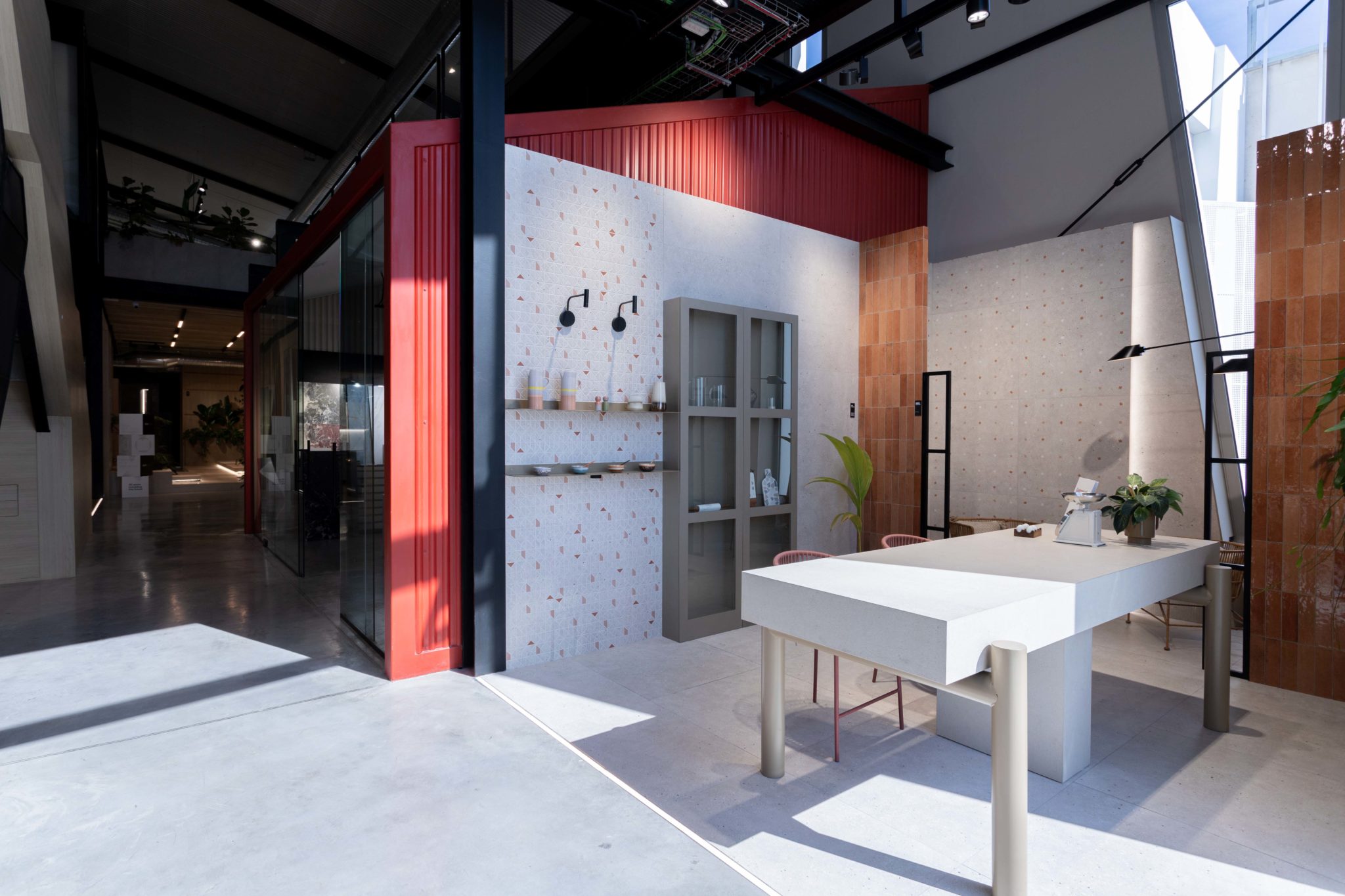 diseño de showroom empresa ceramica