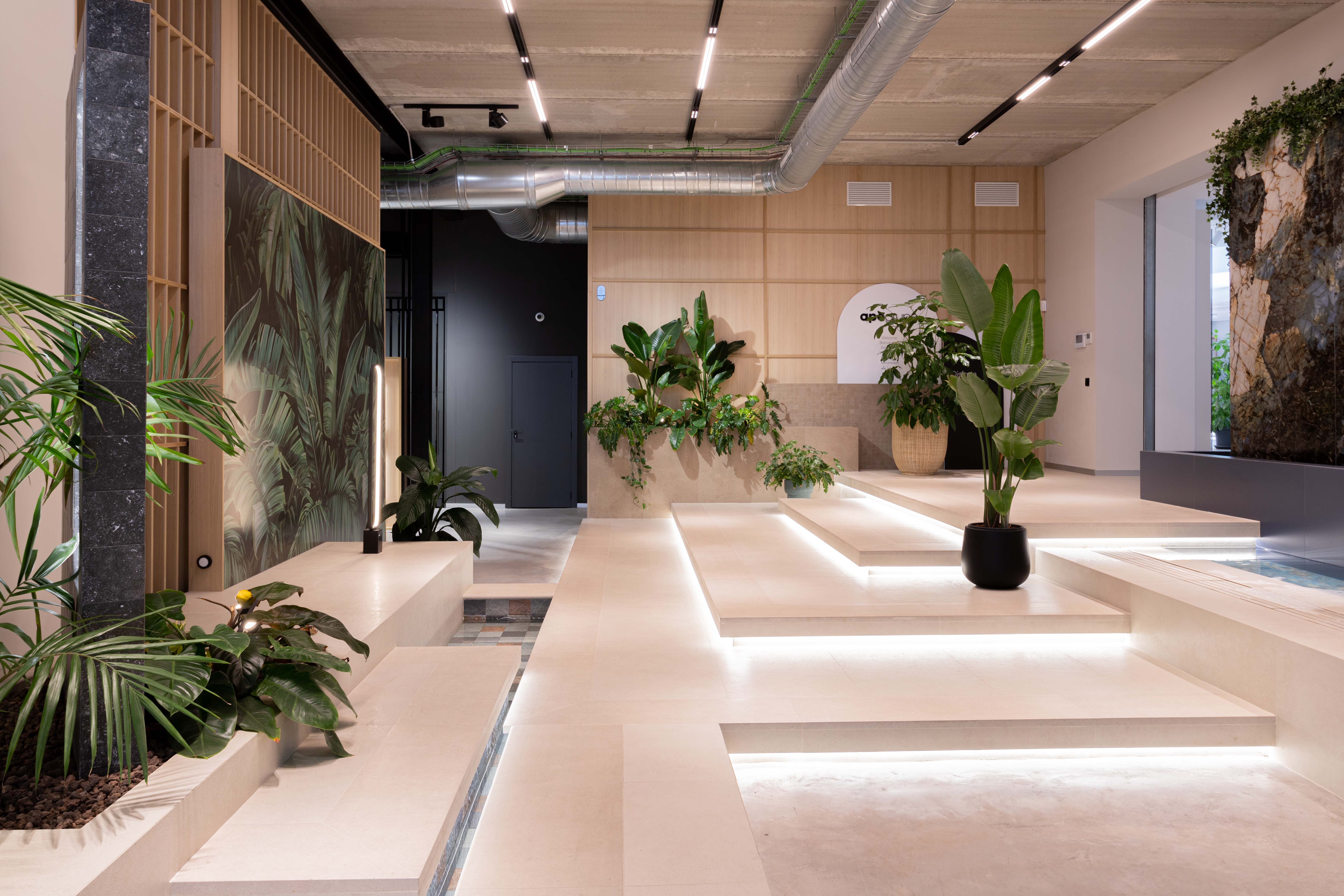 diseño de showroom empresa ceramica